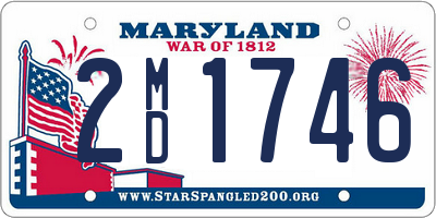 MD license plate 2MD1746