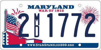 MD license plate 2MD1772