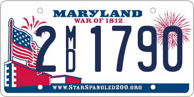 MD license plate 2MD1790