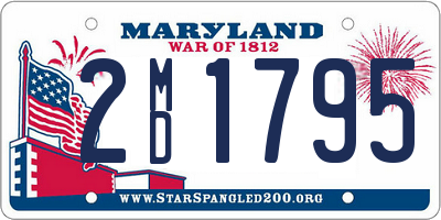 MD license plate 2MD1795