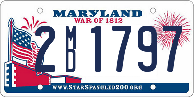 MD license plate 2MD1797