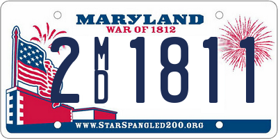 MD license plate 2MD1811