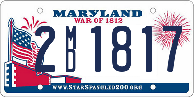 MD license plate 2MD1817