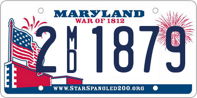 MD license plate 2MD1879