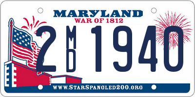 MD license plate 2MD1940