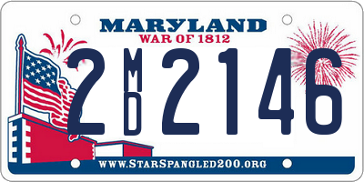 MD license plate 2MD2146