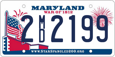 MD license plate 2MD2199