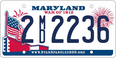 MD license plate 2MD2236