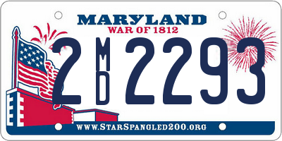 MD license plate 2MD2293