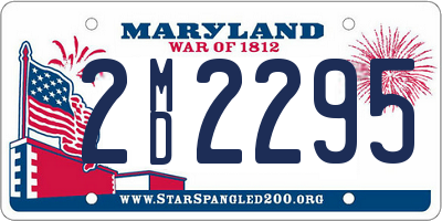 MD license plate 2MD2295