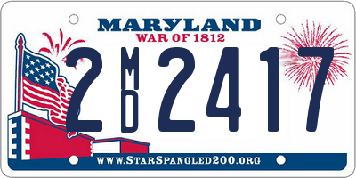 MD license plate 2MD2417