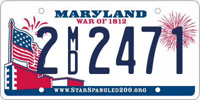 MD license plate 2MD2471