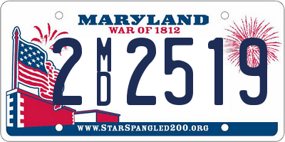 MD license plate 2MD2519