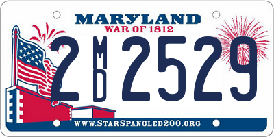 MD license plate 2MD2529