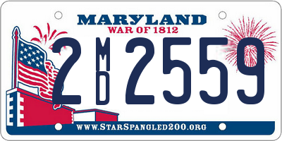 MD license plate 2MD2559