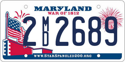 MD license plate 2MD2689