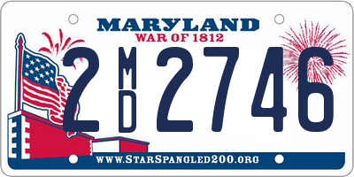 MD license plate 2MD2746