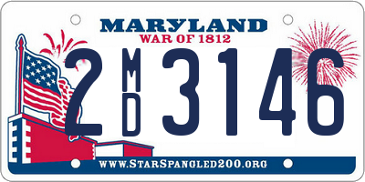 MD license plate 2MD3146