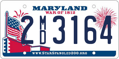 MD license plate 2MD3164