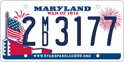 MD license plate 2MD3177