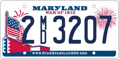 MD license plate 2MD3207