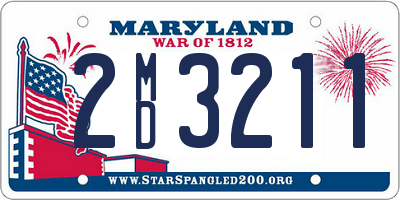 MD license plate 2MD3211