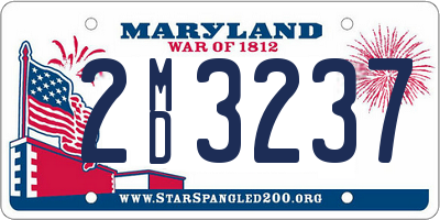 MD license plate 2MD3237