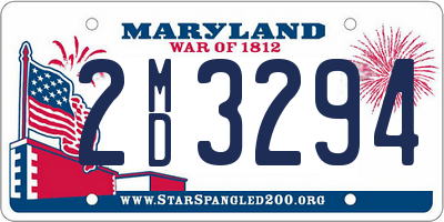 MD license plate 2MD3294