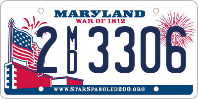 MD license plate 2MD3306