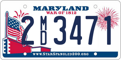 MD license plate 2MD3471