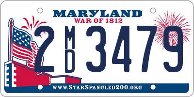 MD license plate 2MD3479