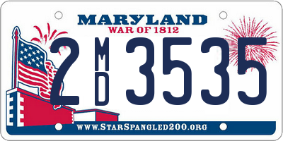 MD license plate 2MD3535