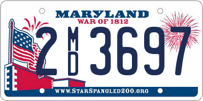 MD license plate 2MD3697