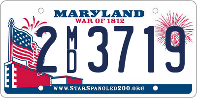 MD license plate 2MD3719