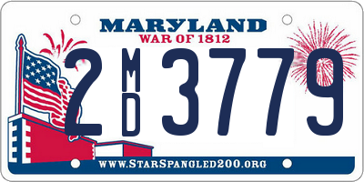 MD license plate 2MD3779