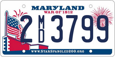 MD license plate 2MD3799