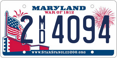 MD license plate 2MD4094