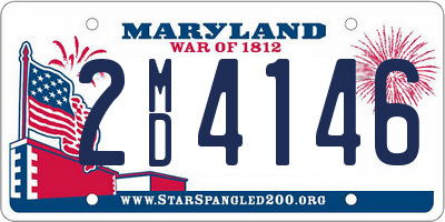 MD license plate 2MD4146