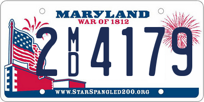 MD license plate 2MD4179