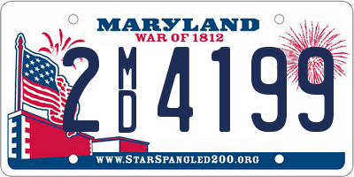 MD license plate 2MD4199