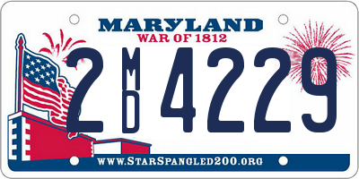 MD license plate 2MD4229