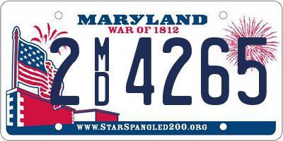 MD license plate 2MD4265