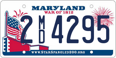 MD license plate 2MD4295