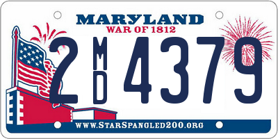 MD license plate 2MD4379