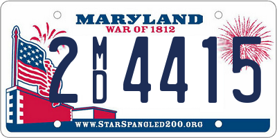 MD license plate 2MD4415