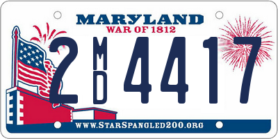 MD license plate 2MD4417