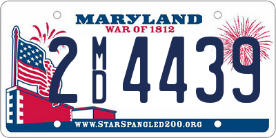 MD license plate 2MD4439