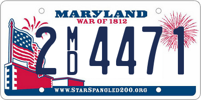 MD license plate 2MD4471