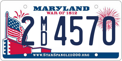 MD license plate 2MD4570