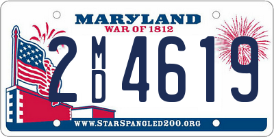 MD license plate 2MD4619